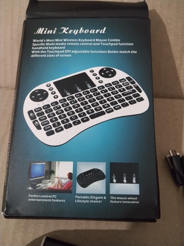 Mini keyboard wireless qwerty - wireless,
