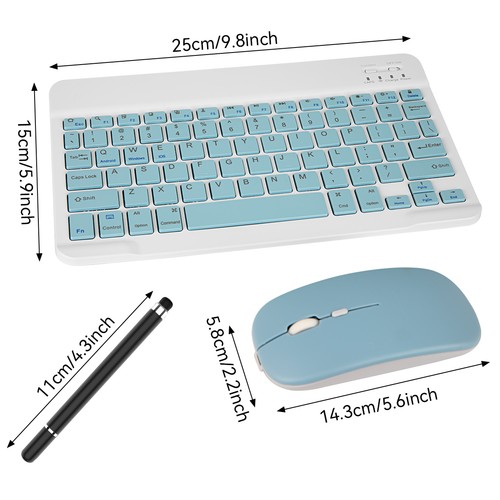 Tastiera wireless mouse set