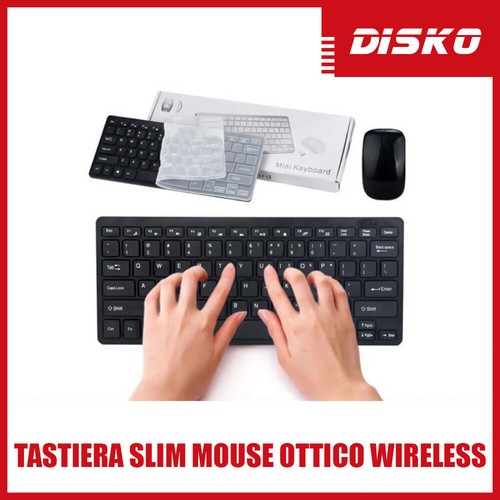 Tastiera slim mouse ottico - slim,