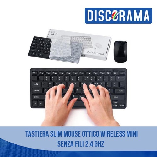 Tastiera slim mouse ottico - slim,